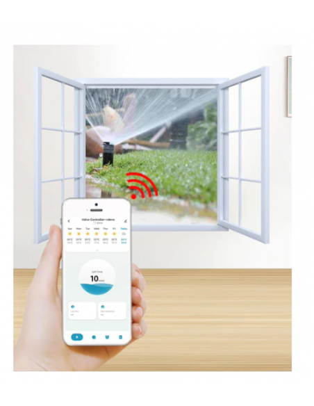 Programator Wifi irigare Hihome + Zigbee gateway, economisire apa